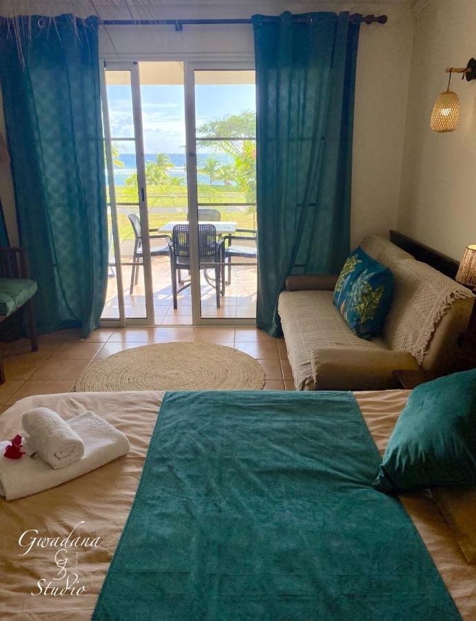 Acces Direct Plage, Vue Mer D'Exception, Les Gwada Studios, Village Vacances Sainte-Anne  Kültér fotó
