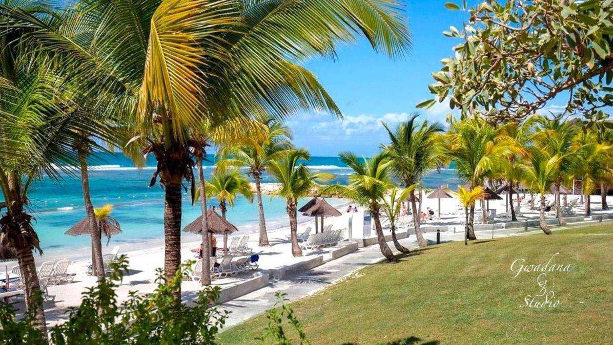 Acces Direct Plage, Vue Mer D'Exception, Les Gwada Studios, Village Vacances Sainte-Anne  Kültér fotó