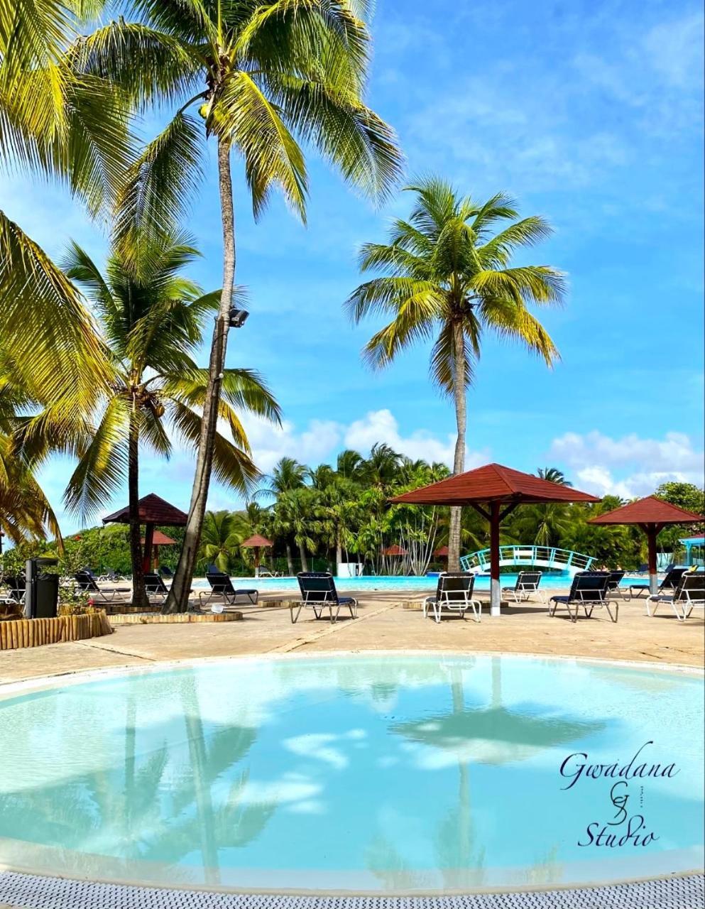 Acces Direct Plage, Vue Mer D'Exception, Les Gwada Studios, Village Vacances Sainte-Anne  Kültér fotó